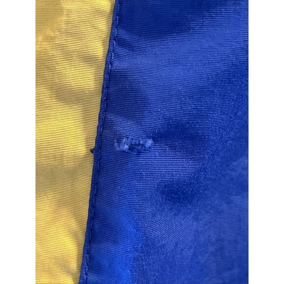 Tonix Blue Warm Up Track Jacket Men’s Size L Vintage Yellow Full Zip Long Sleeve - Picture 7 of 15